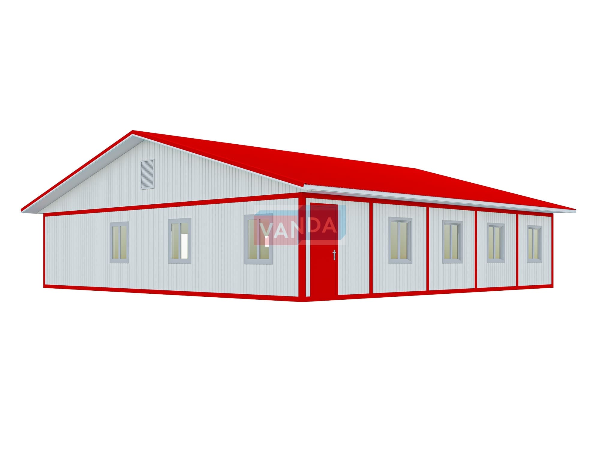 ПРОЕКТ МОДУЛЬНОГО АДМИНИСТРАТИВНО – БЫТОВОГО КОМПЛЕКСА 12.0x12.0 Панели МДФ