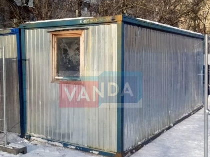 Б/У блок контейнер с тамбуром 5.85x2.45